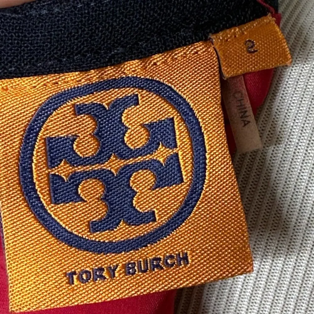Tory Burch red navy